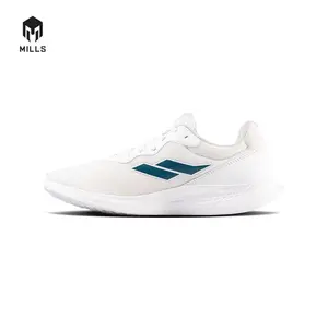 Mills Sepatu Lari Running Shoes Specter White / Dk Green 9101407 (Berkualitas)
