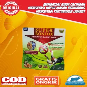 Super Rontok Sachet Untuk Atasi Cacing Ayam Paling Ampuh Terbukti