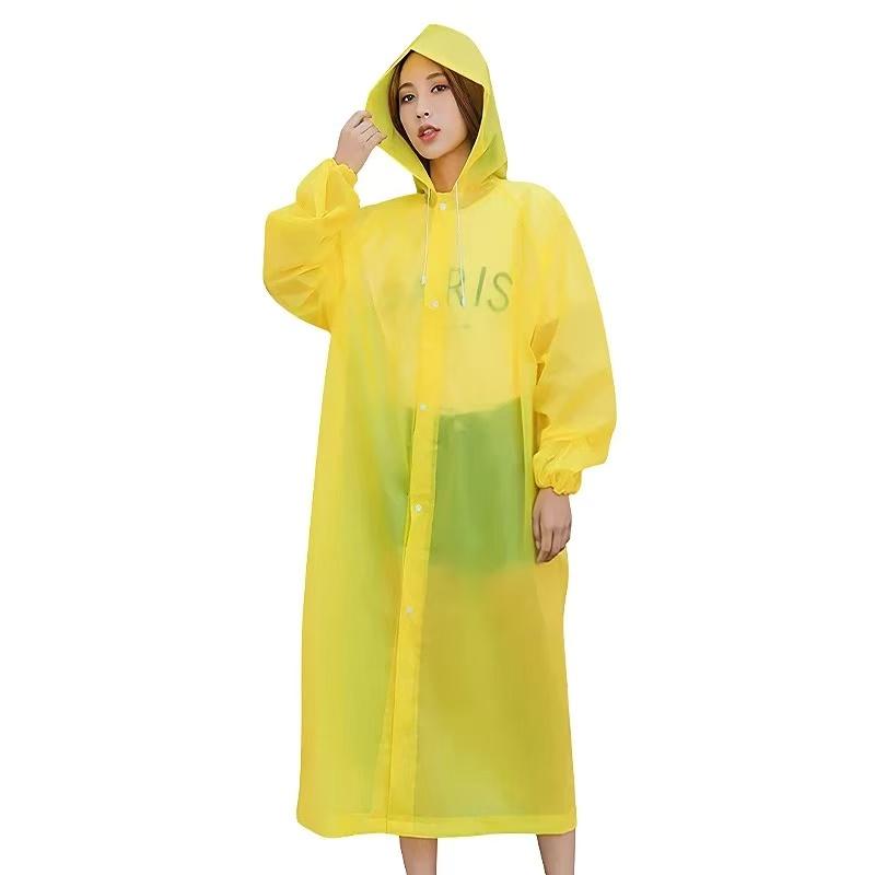 Áo Mưa Người Lớn, Dài Và Dày, Trong Suốt Và Cầm Tay, Chống Mưa, Chống Thấm Nước, Thiết Kế Trong Suốt, Dễ Mang Theo áo mưa người lớn đi xe máy 3