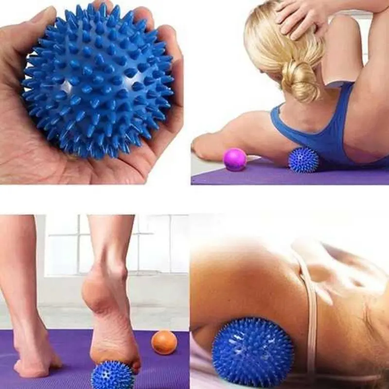 Bola Pijat PVC Spiky Massage Ball Sport FItness 7.5cm - HA00681 Tubuh 0