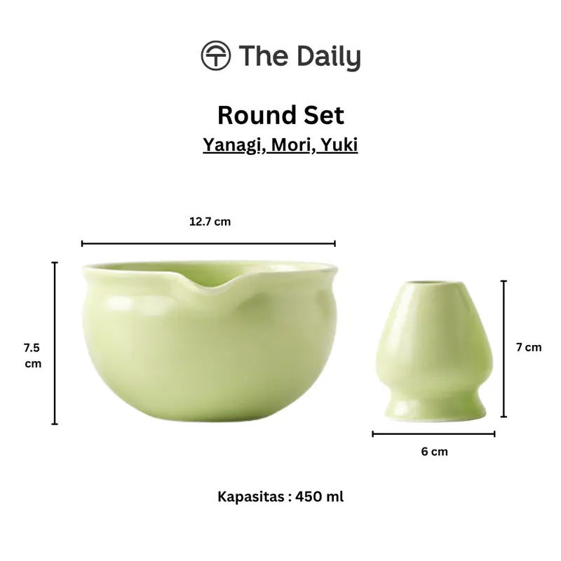 Zen Matcha Glass Bowl Chawan with Spout Chasen Holder -  Mangkuk Dudukan Pengaduk Matcha Bahan Kaca 8