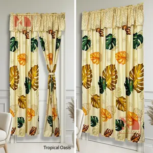 NEW GORDEN PINTU SERUT BAHAN HALUS TINGGI 200CM Kain Katun Korden korden  jendela Curtain