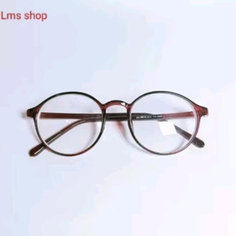 Kacamata Minus Bentuk Bulat 0-50-4-00 Free Lap Bok - Eyewear, Glasses 3