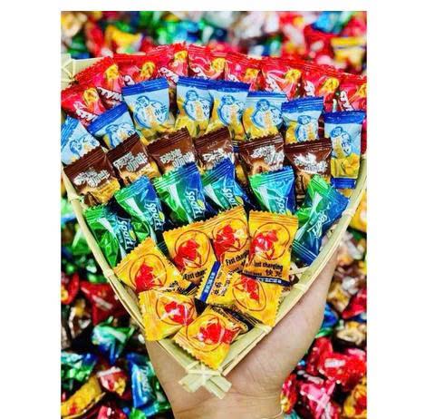   480 Gram  Kẹo ngậm nước ngọt Jin Tian -   Coca Bò Húc Styng Sport Coffee Chanh   