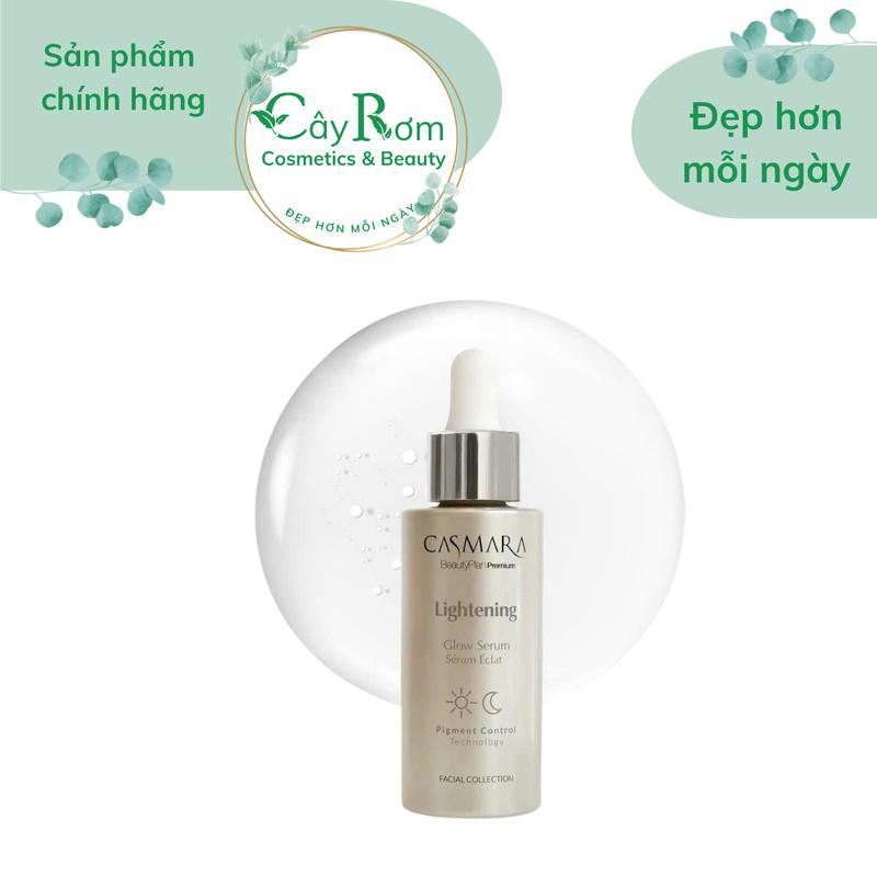 CASMARA 50ml Serum Dưỡng Trắng Mờ Nám Ngày Đêm Lightening Glow Serum Hiệu Quả Làm Sáng Chống Lão Hóa Dưỡng Ẩm Kép