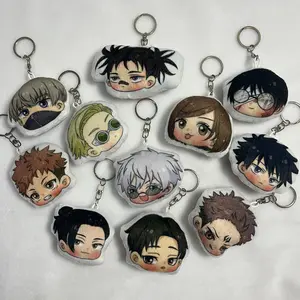 jujutsu kaisen plushie keychain - gantungan kunci boneka jujutsu kaisen