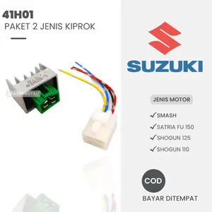 (HEMAT) PAKET 2 JENIS KIPROK + SOCKET SUZUKI SMASH, SATRIA FU 150, SHOGUN 110, SHOGUN 125/ SOKET