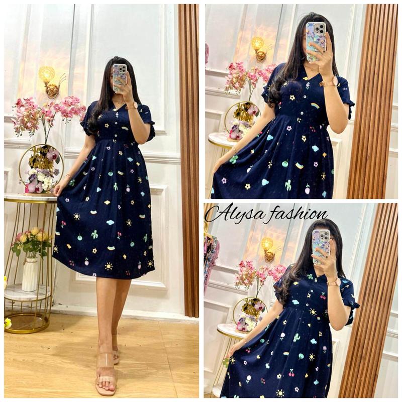 PREMIUM (READY) terjamin Nalla dress / DASTER MODEL TERBARU / DASTER MOTIF KEKINIAN terlaris CEK DESKRIPSI 4