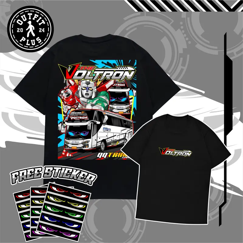 Kaos Anak Bus Mania Strobo Edition FREE STIKER - Baju Busmania Cotton Combed 24s Pria Wanita Unisex 4