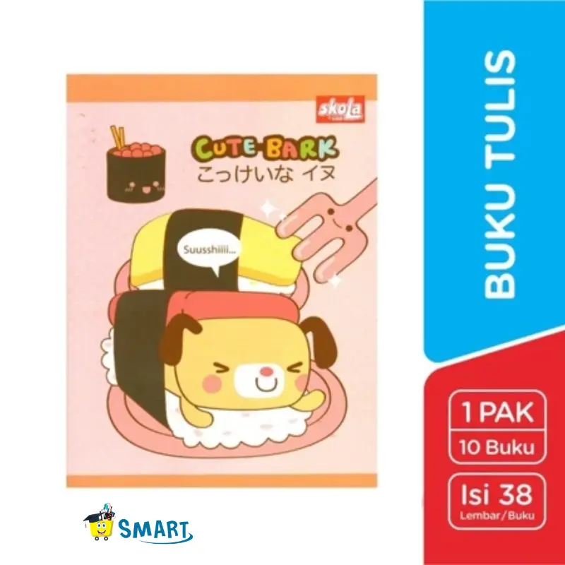 (1 PAK ISI 10PCS)BUKU TULIS SKOLA BY SINAR DUNIA 38 LEMBAR