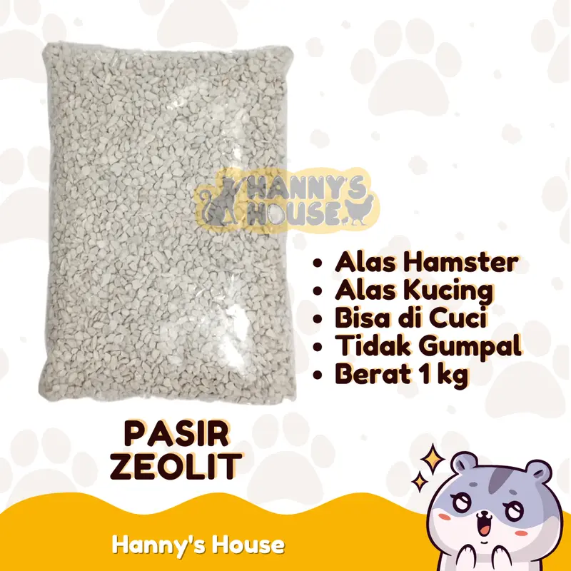 Pasir Zeolit Tatal Serut Kayu | Alas Pasir Hamster Landak Mini Kucing 0