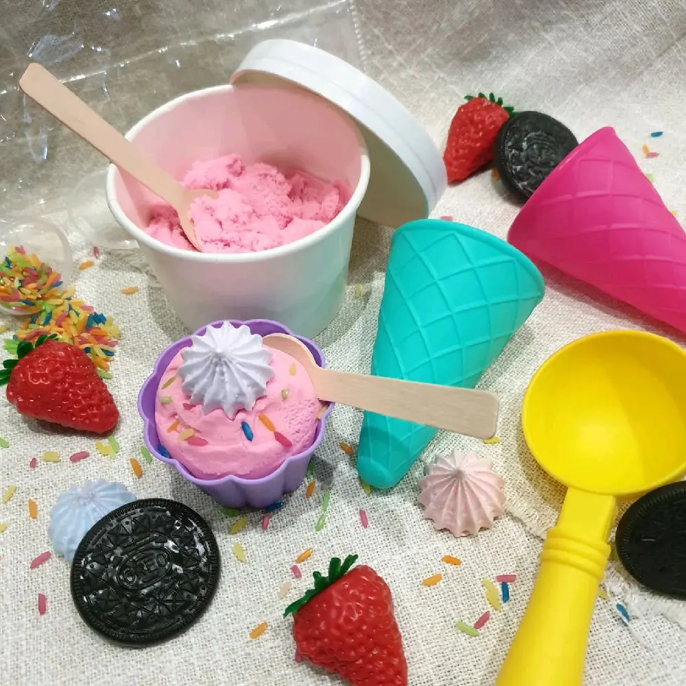 [SG seller] Ice-cream kinetic sand bundle