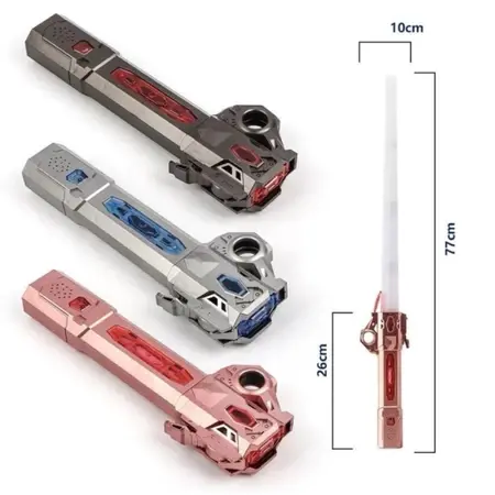TokoLenaLea Mainan anak laki laki Pedang Lightsaber 2in1 Laser dan LED bersuara / Mainan Pedang bersuara dan Laser Toy Plastik Lampu 7
