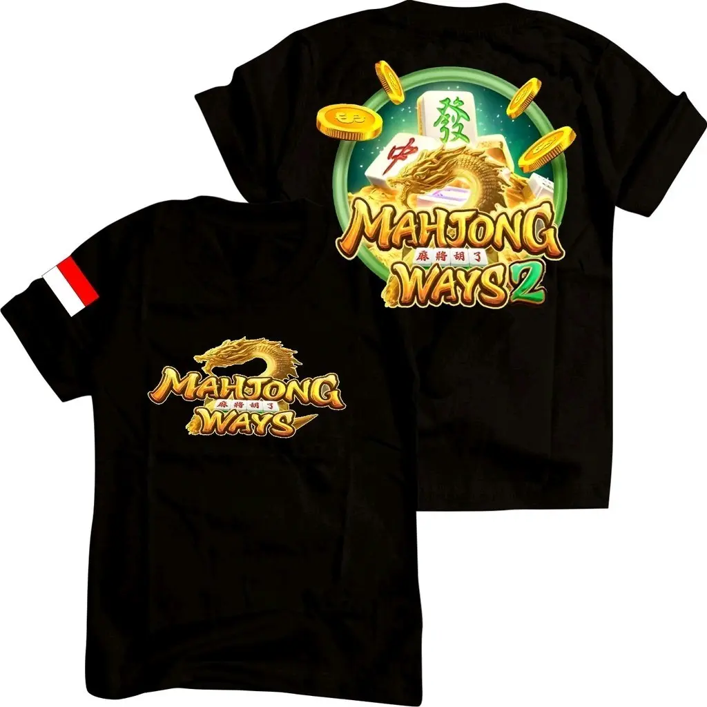 Kaos Mahjong Ways 2 Dragon PG Soft Depo Elit Wd Sulit - Baju Game Online Slot Maxwin Naga Pragmatik Distro Combed