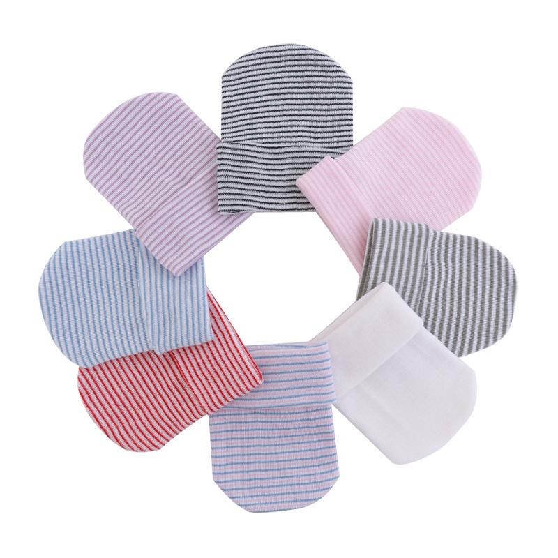 Baby Boy Girl Hat Infant Striped Fetal Hospital Cap Soft Turban Newborn Nursery Cap Kids Outdoor Casual Beanie Hat Headwrap 1