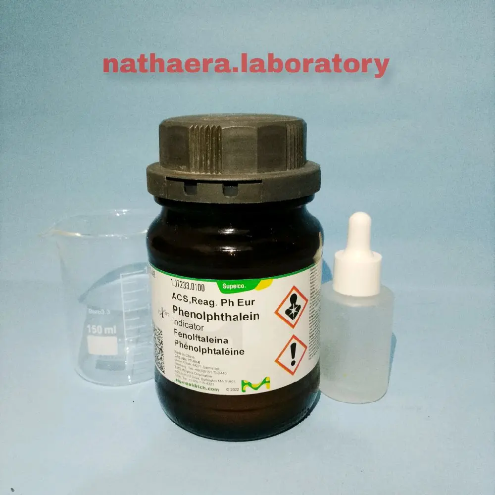 Phenolphthalein | 100 g | 25 g | MERCK | 1.07233