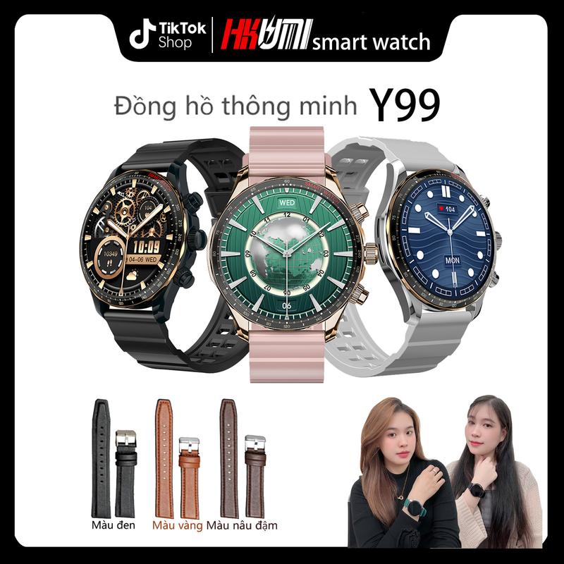 Đồng Hồ Thông Minh Y99 1.43AMOLED Chất Liệu Hợp Kim Kẽm Theo Dõi Sức Khỏe Bằng oxy Trong Máu Thật Thích Hợp Cho Thể Thao Không Thấm Nước Đồng Hồ Bluetooth Không Thấm Nước đồng hồ smart watch,đồng hồ thông minh cho nam seri 8,hk 15