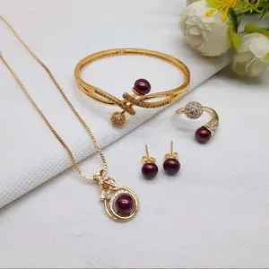 Gratis Gelang - Set Model Bola Mutiara Asli Bersertifikat