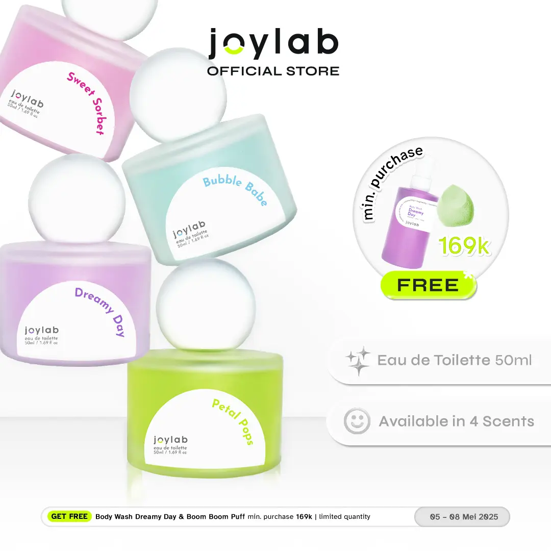 JOYLAB - Eau de Toilette Parfum 50ml | Parfum Tahan Lama Pria Wanita Segar Sehari-hari Unisex