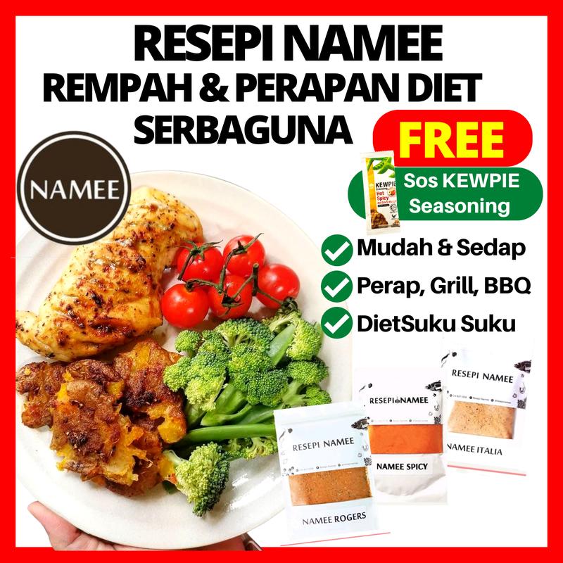 RESEPI NAMEE Rempah Ratus Rempah Perapan Masak Makanan Serbuk Perisa ...