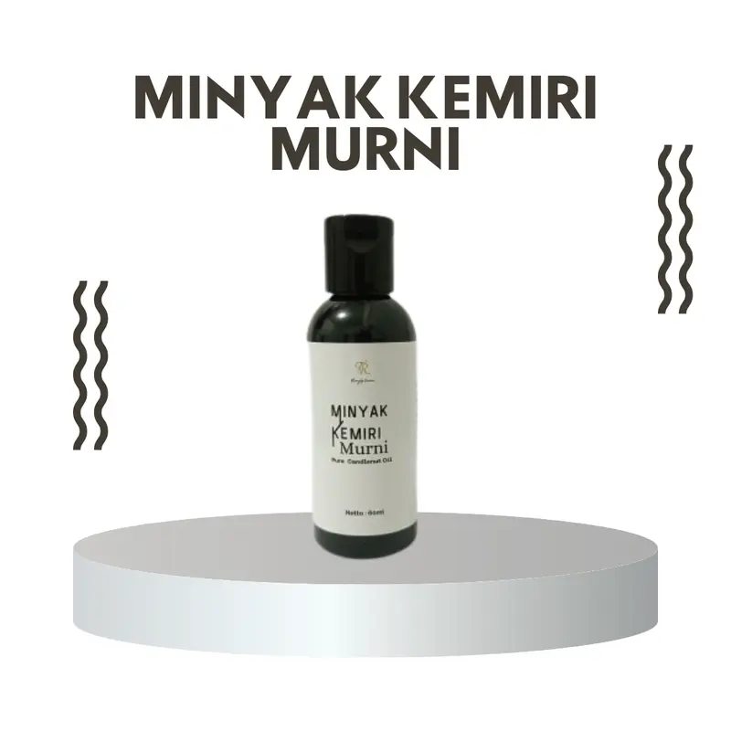 minyak kemiri asli murni 100% Penumbuh rambut Menumbuhkan Menebalkan Menghitamkan Perawatan Melembutkan Shampo 3