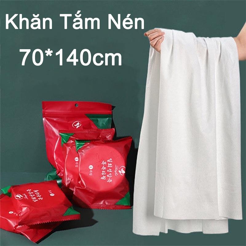  Hàng dày LOẠI 1 Combo Khăn tắm Khăn mặt viên nén du lịch dùng một lần Khăn tắm cotton tiện lợi 