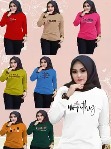 atasan wanita  lengan panjang motif bordir