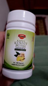 Product Review of Kapsul Ekstrak Kunyit (Kunir) Putih Ath-Thoifah Original BPOM | Herbal Terapi Kanker Tumor Miom Kista Vertigo Dll from I**k a**i 0