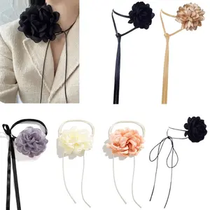 Fashion Lace Necklace Choker for Women Lace Neckband Collar Flower