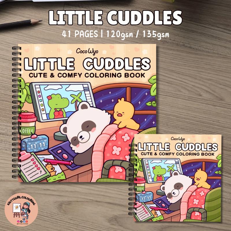 LITTLE CUDDLES Colouring Book 40pages - TikTok Shop Malaysia