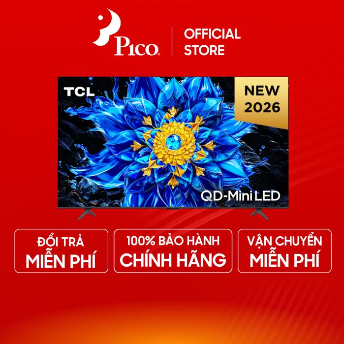Google Tivi TCL QD-Mini LED 4K 55 Inch 55P8LS - Model 2026