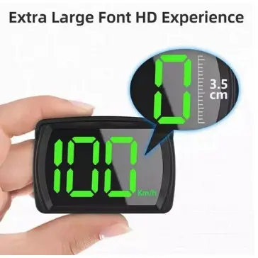 Speedometer GPS Digital USB KMH Speedometer GPS Switch Akurat Real Time LED Layar Besar Plug & Play Untuk Mobil Truk Suv Motor