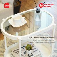 Gambar PIRA -  ONI PET SERIES Meja Samping / Meja Nakas / Meja Kopi / Meja Sudut / Meja Kecil dengan Roda - ONI ROUND PET dari PIRA Kab. Gresik 4 Tokopedia