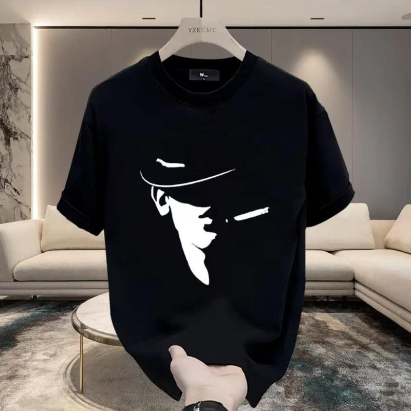 Kaos pakaian mode jalanan pria Kaos katun 2