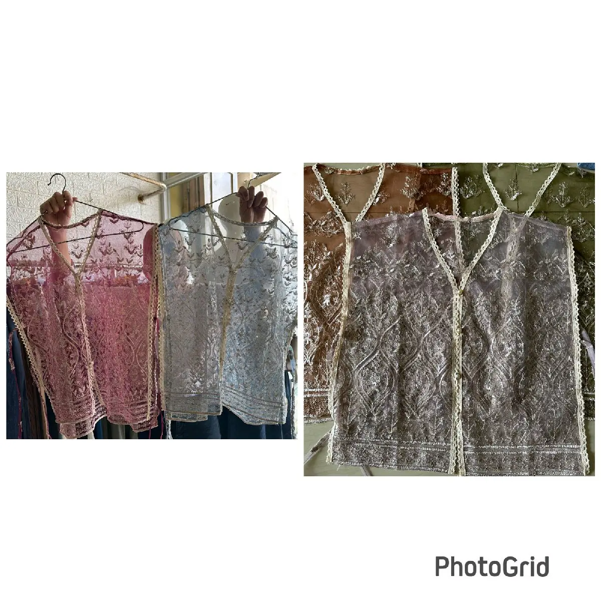 vest Full Bordir Lima Warna