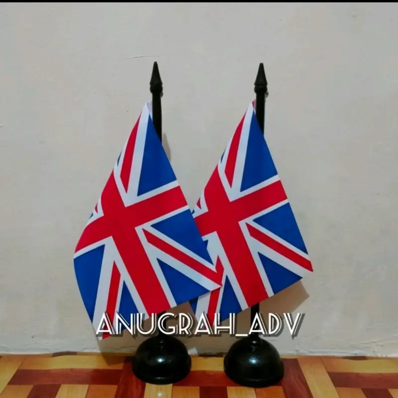 bendera meja negara INGGRIS RAYA + tiang 0