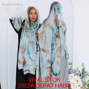 Selendang Sutera Bercorak Terlaris yang Bergaya, Selendang Marmar Etnik yang Cantik dan Mewah, Gaya Etnik Bawal Premium Kapas Voile Sedondon untuk Dewasa, Remaja, Kanak-Kanak, Sulaman Tangan Benang Kelantan, Sulaman SURI WANGI, Airis Chiffon, Ruffle, Term