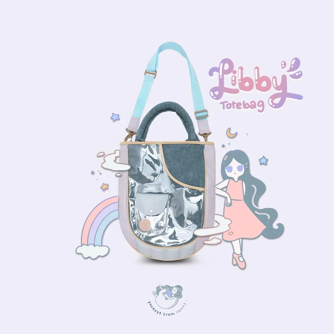 LIBBY Tote Bag - Totebag Wanita Lucu