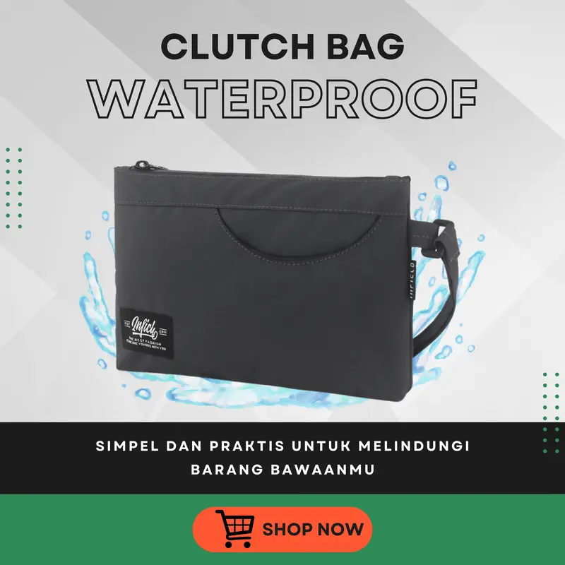 Handbag Pria Multifungsi - Tas Clutch Bag Stylish dengan Fitur Anti Air dan Bahan Premium 1