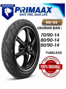 Ban Tubles Ring 14 Motor Matic BEAT VARIO MIO SPACY X-RIDE 80/90 & 90/90 Primaax Sk03 Original SNI