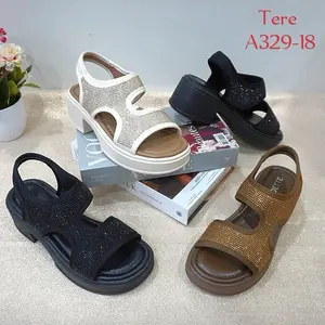 Nadette Sendal Cantik A329-18 Mewah dengan Gliter Kuat Tapak Nyaman dan Antislip Tere A329-18