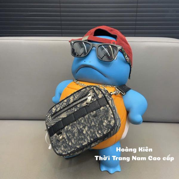 Túi Đeo Cheo Nam Cao Cấp Bản 1:1 Chất Da Bò Full 2 Box Size 23 Bags tui messenger 1