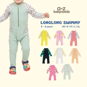 Azbabyneeds - Baju Renang Anak Perempuan Panjang Baju Renang Anak Laki Laki Lengan Panjang - LongLong Swimmy