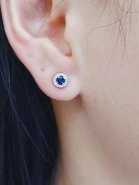 Gambar Anting Berlian Batu Blue Sapphire - Belva Jewellery - BAERBW02539 dari Belva Jewellery Online Kota Administrasi Jakarta Barat 2 Tokopedia