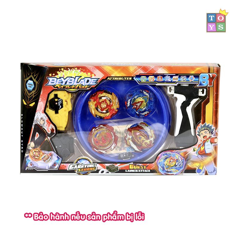  Bộ Đồ Chơi Combo 2 Quay Beyblade +thêm 2 Mặt Thay 2 Bệ Phóng & Bàn Thi Đấu Mini  20 cm  Siêu Chiến 