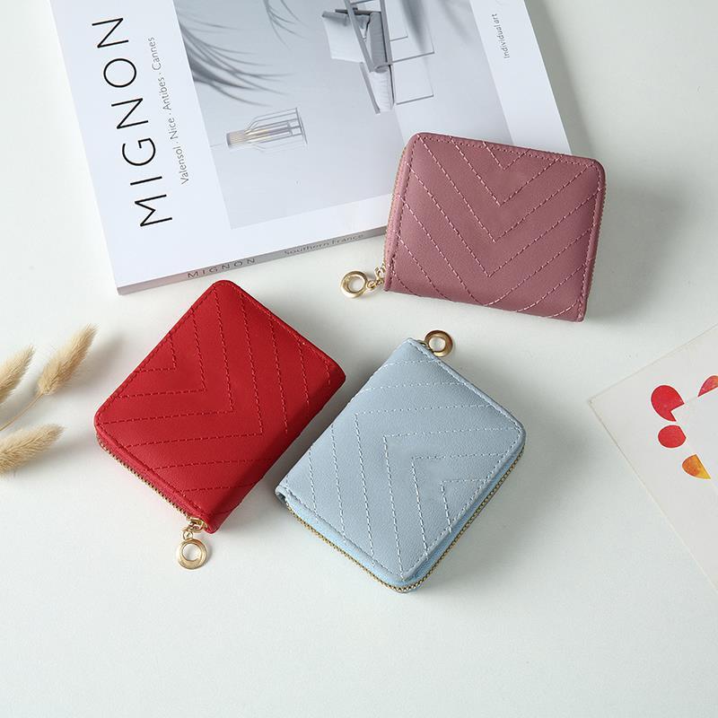 Aksesoris F5132 Dompet Mini Wanita Import Korea / Dompet Koin Kartu Resleting Wanita 0