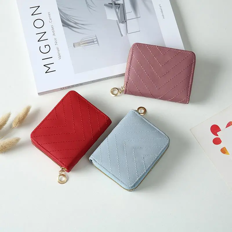 Aksesoris F5132 Dompet Mini Wanita Import Korea / Dompet Koin Kartu Resleting Wanita 0