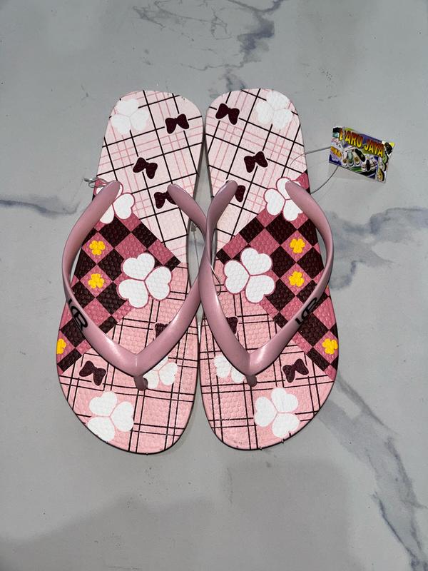 SANDAL JEPIT WANITA/ CEWEK DEWASA DENGAN MOTIF LOREK CANTIK, COCOK UNTUK INDOOR MAUPUN OUTDOOR I SIZE : 36 - 40 I LCR592-27. 1