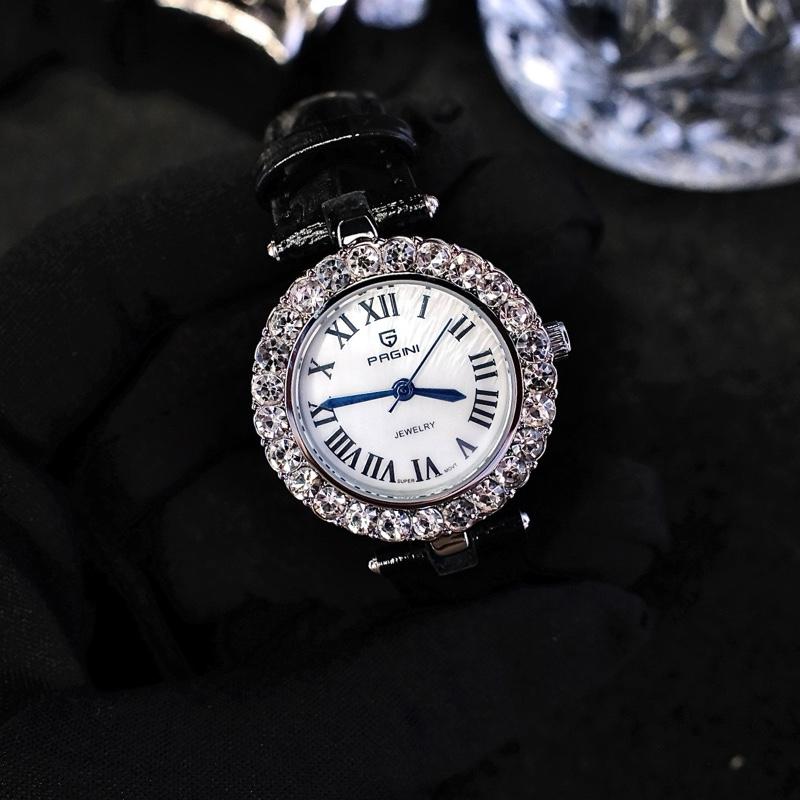 Đồng Hồ Nữ Đính Đá Cao Cấp Chính Hãng PAGGINI. Thiết kế sang trọng, kiểu dáng nhỏ gọn,...
