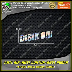 Cutting Sticker DISIK O!!! Sticker Cocok Buat Motor Dan Mobil